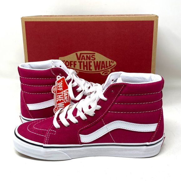 VANS Sk8-Hi Cerise Canvas Suede Pink Women - Picture 5 of 8